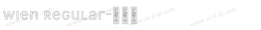 Wien Regular字体转换 Wien Regular字体转换